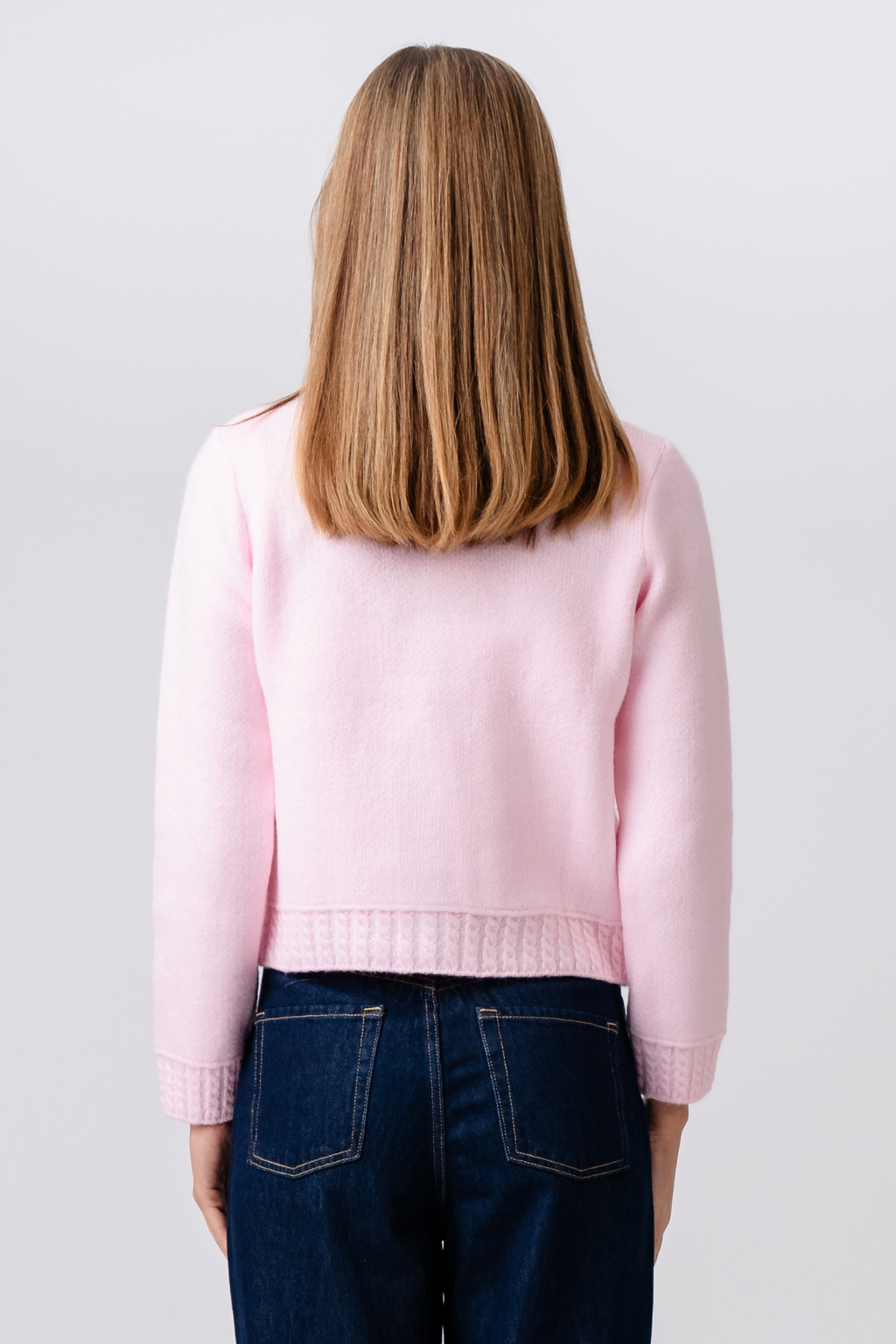 Emilie Strik Cardigan - Pink