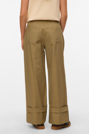 Kora Wide Fold Up Pants - Havfrue