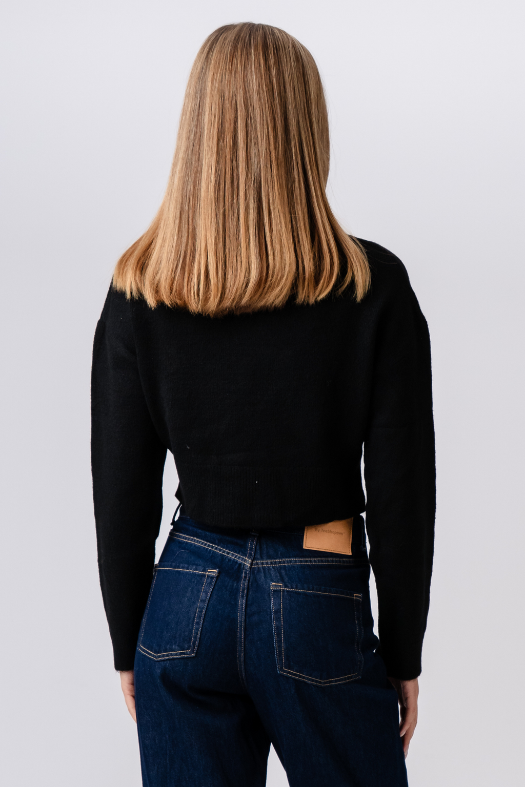 Kenya Kort Strik - Sort