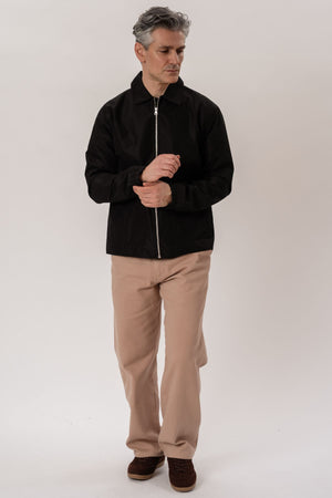 Milan Zipper Jacket - Sort
