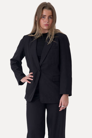 Oversized Blazer - Sort