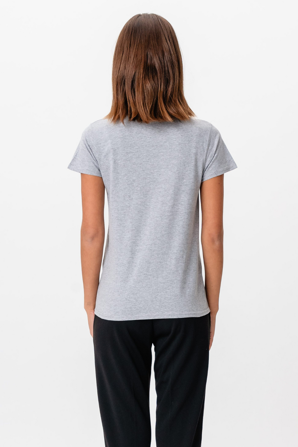 Basic T-shirt - Oxford Grå