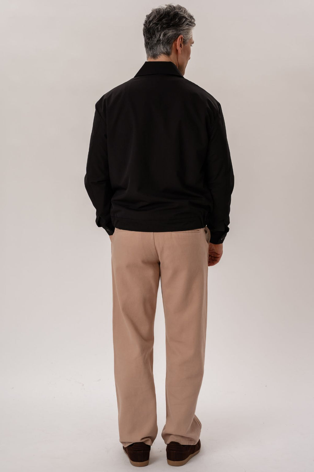 Milan Zipper Jacket - Sort