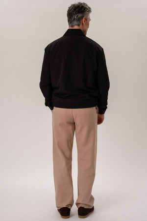 Milan Zipper Jacket - Sort