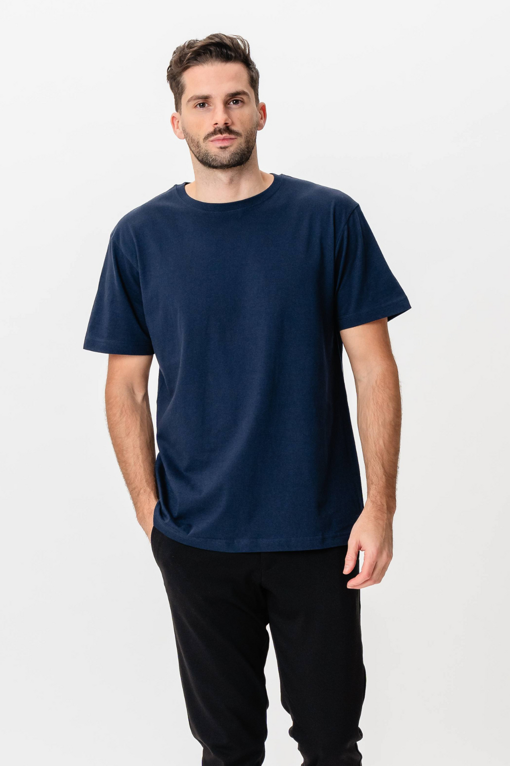 Basic Let T-shirt - Navy