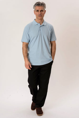 Basic Polo - Lyseblå
