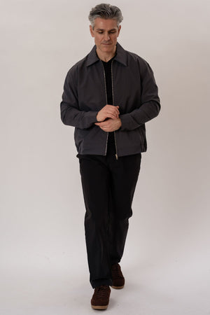 Milan Zipper Jacket - Indigo