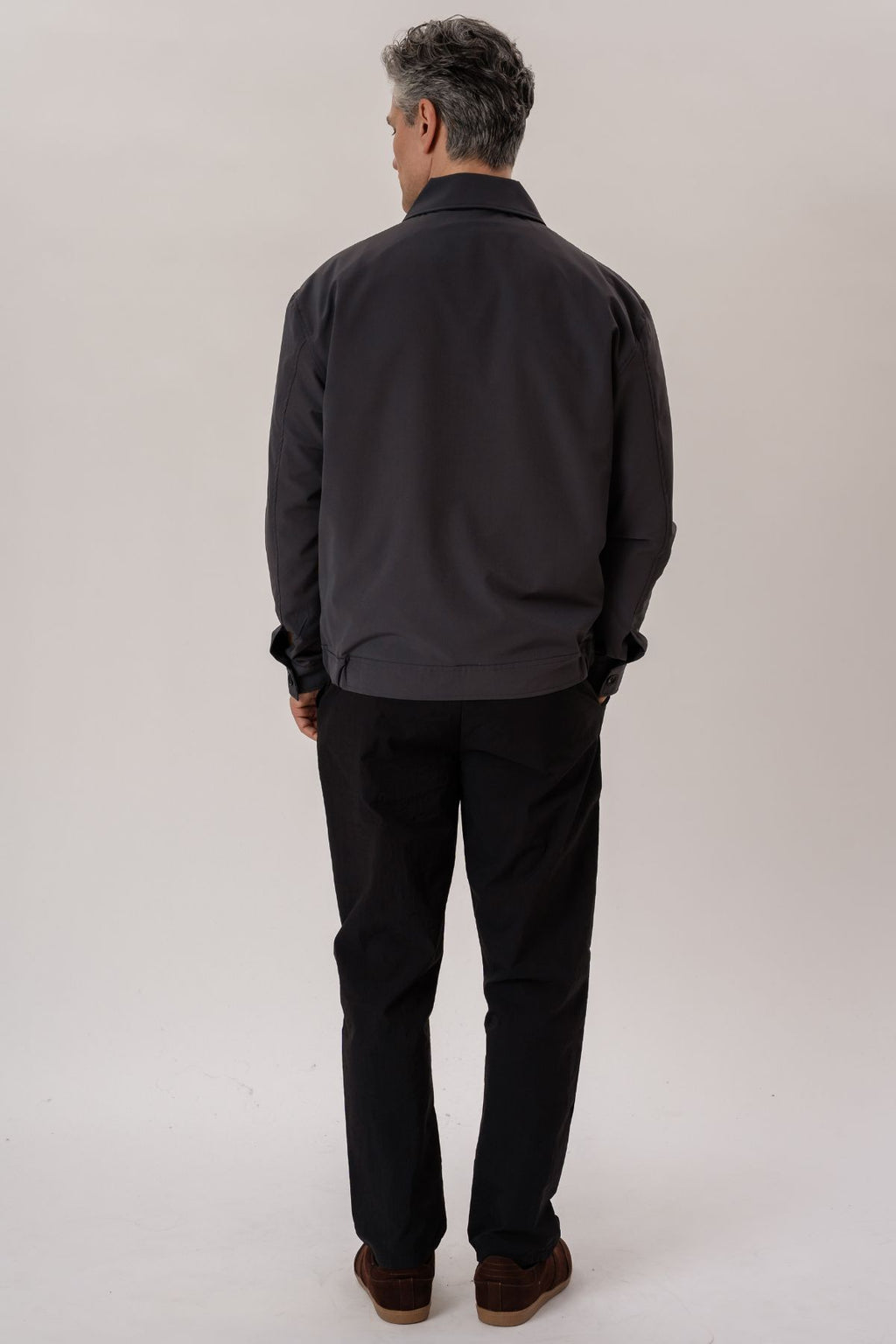 Milan Zipper Jacket - Indigo