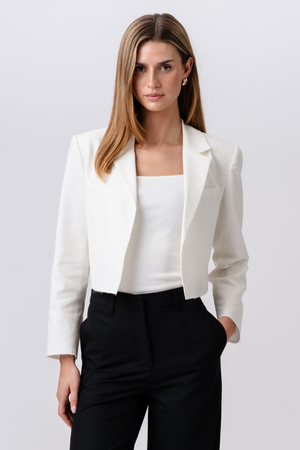 Kort Blazer - Hvid