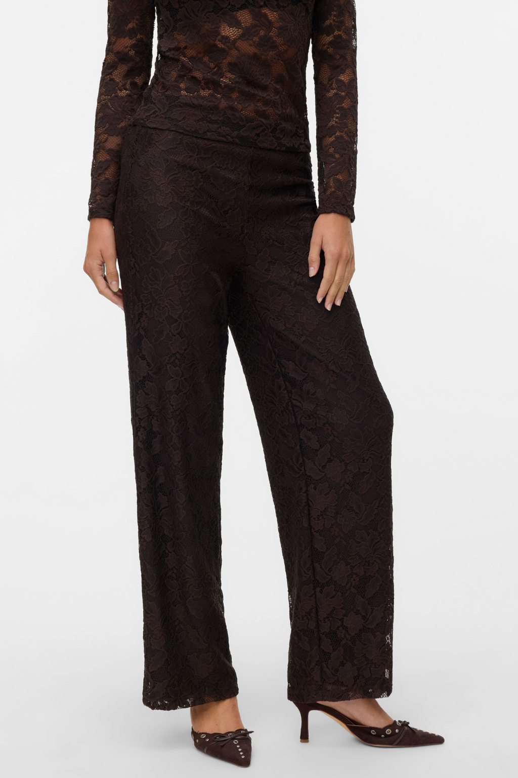 Neline Wide Pant - Chokoladetorte