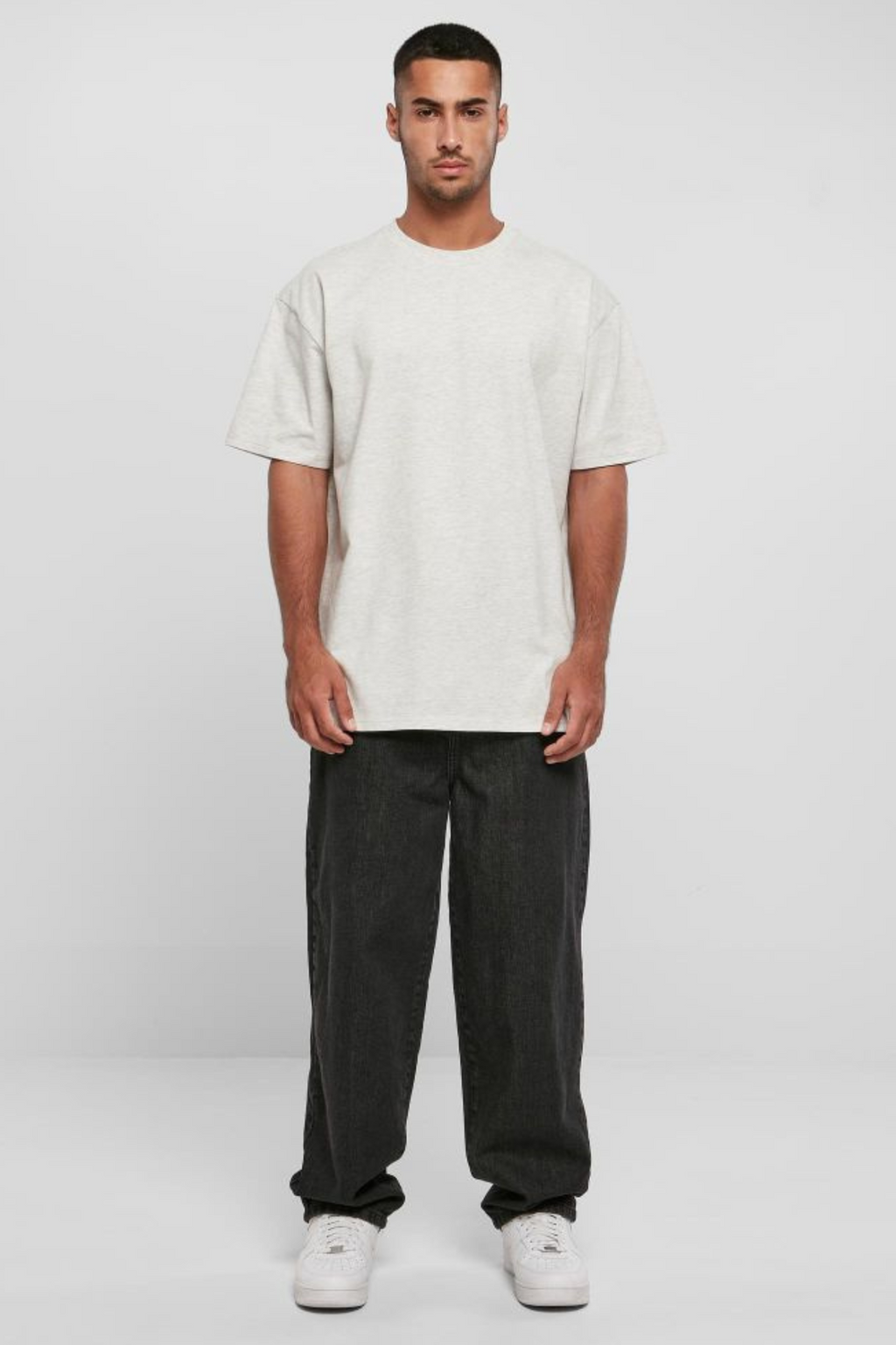 Heavy Oversized T-shirt - Lys Grå