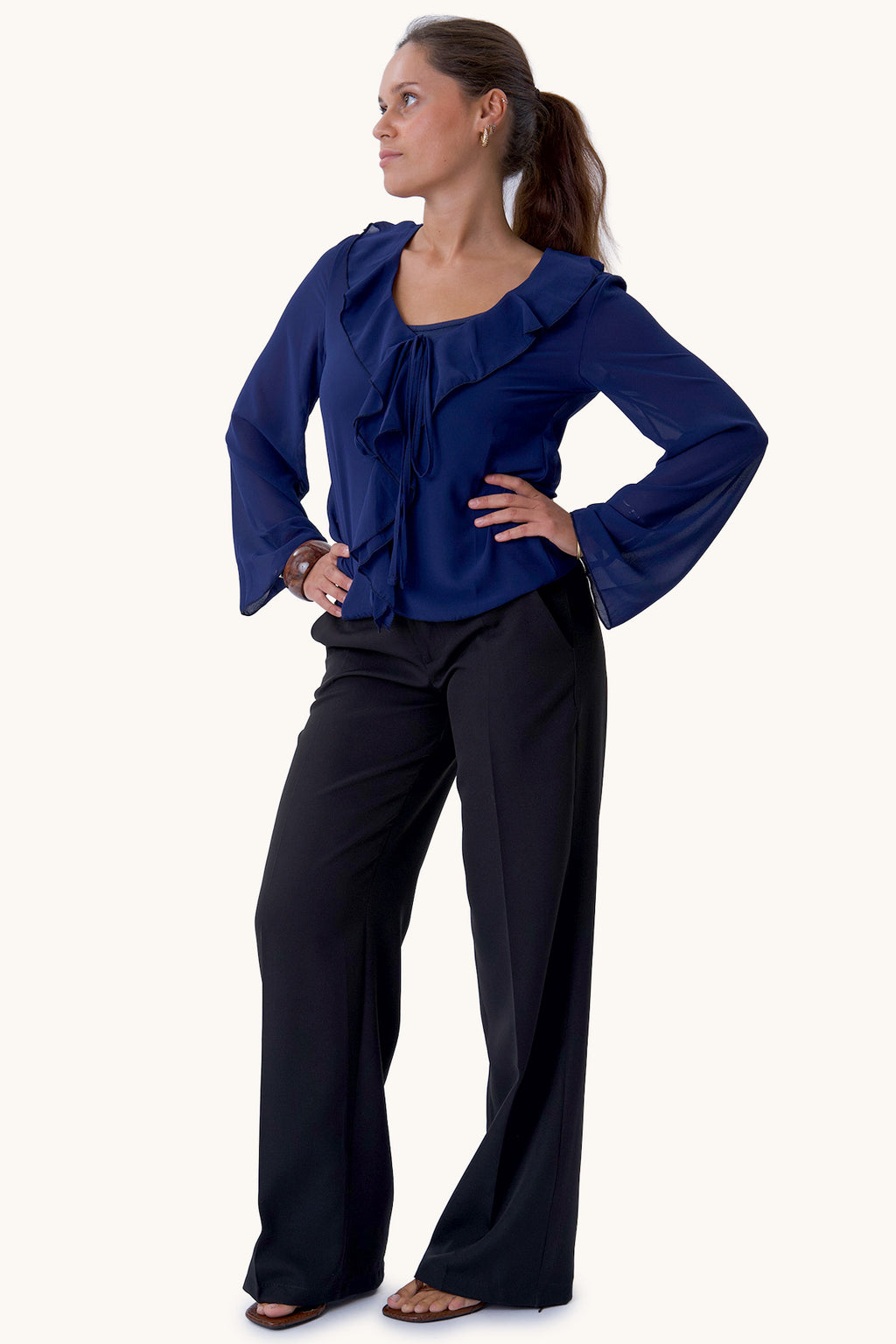 Alba Bluse - Navy