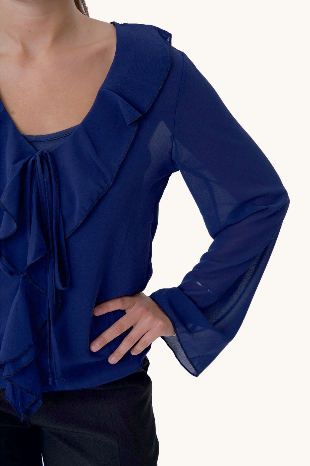 Alba Bluse - Navy