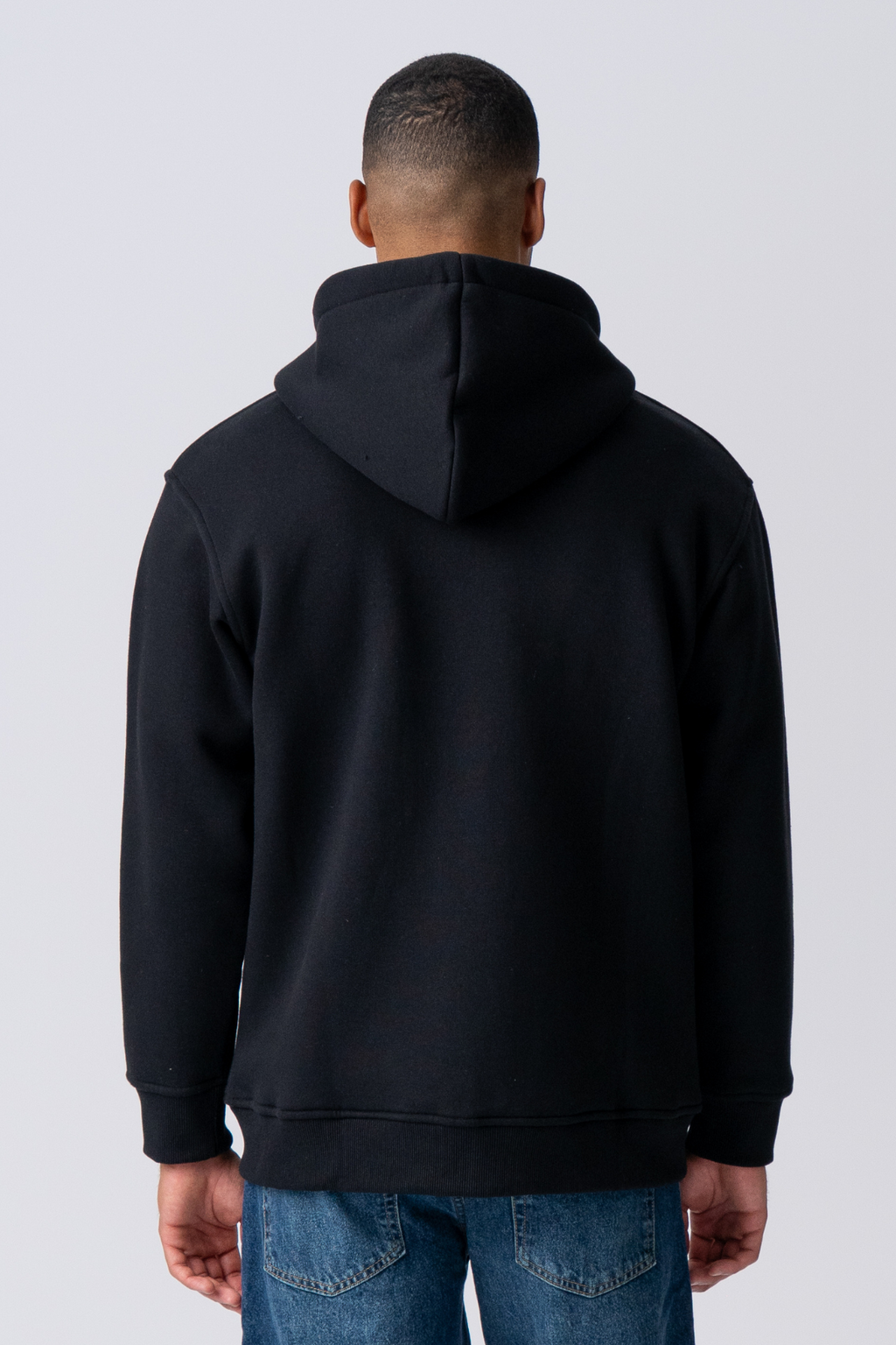 Relaxed Zip Hoodie - Sort