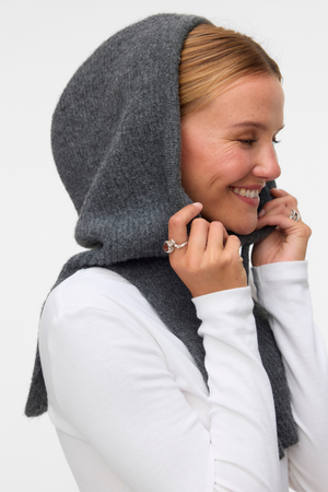Elena Balaclava - Mørk Grå Melange