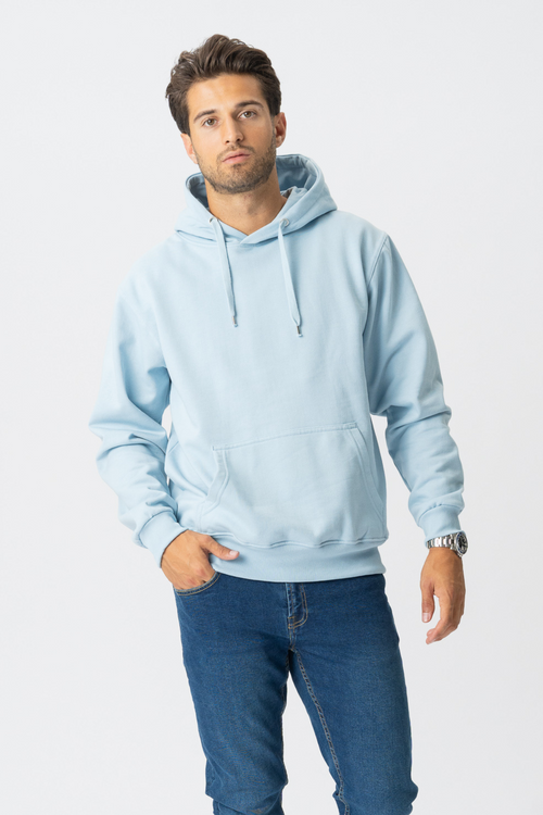 Basic Hoodie - Sky Blå