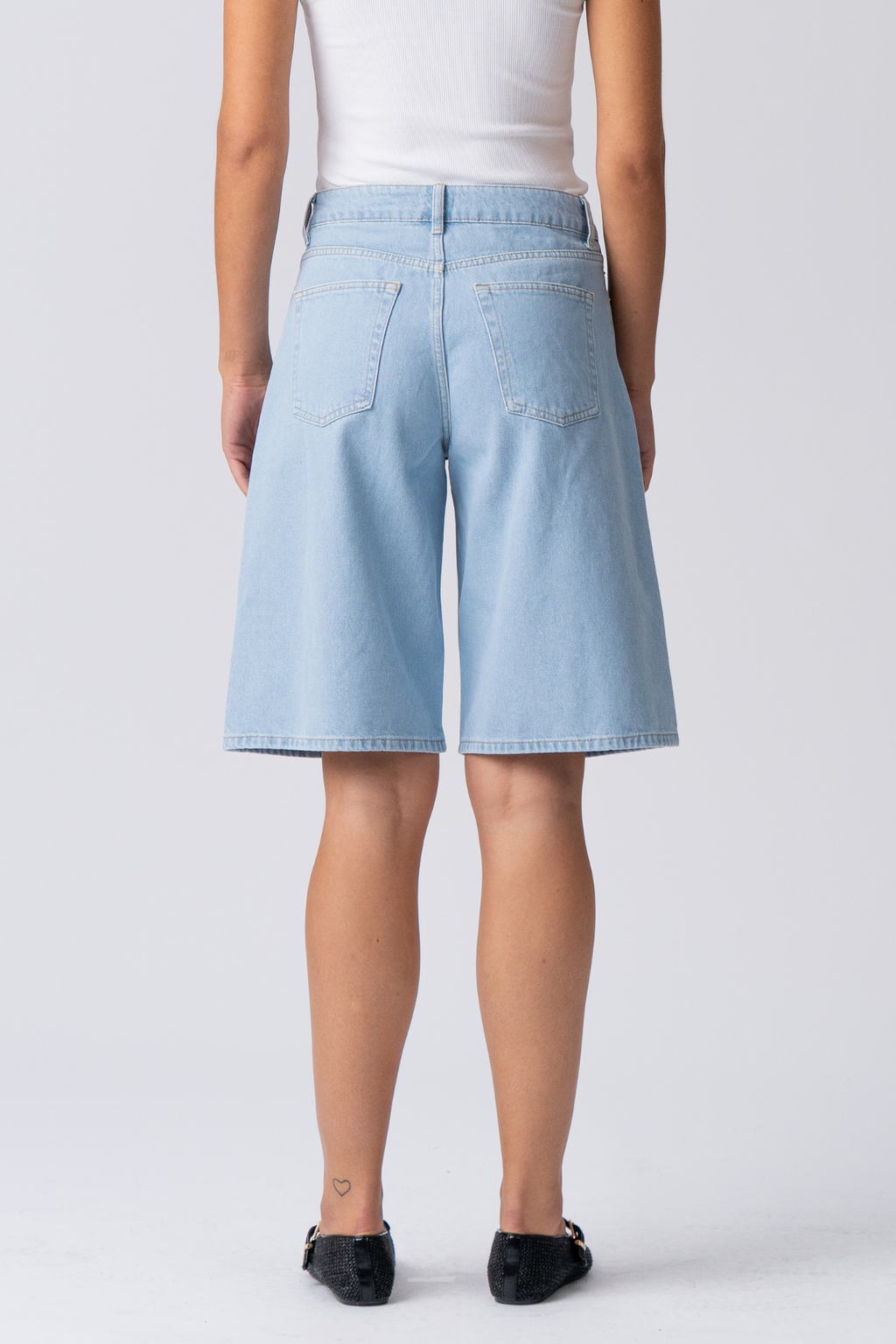Denim Jorts - Light Blue Denim