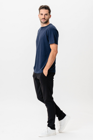 Basic Let T-shirt - Navy