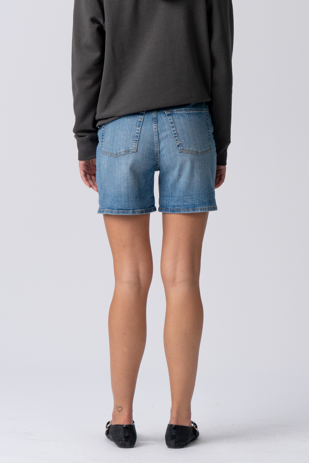 De Originale Performance Denim Shorts - Medium Blå Denim (Kvinde)