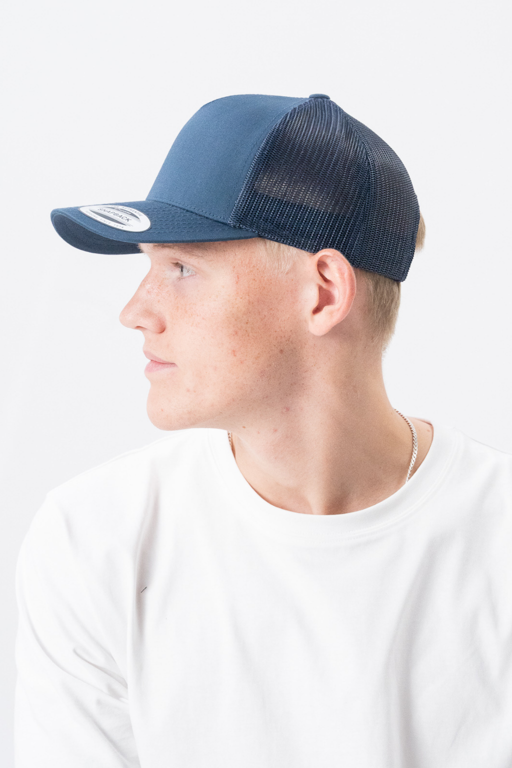 Retro Trucker Cap - Navy