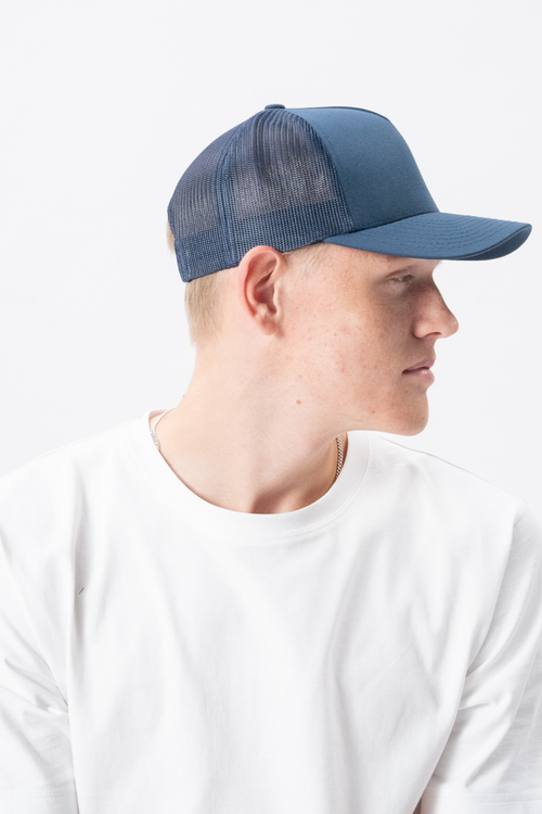 Retro Trucker Cap - Navy