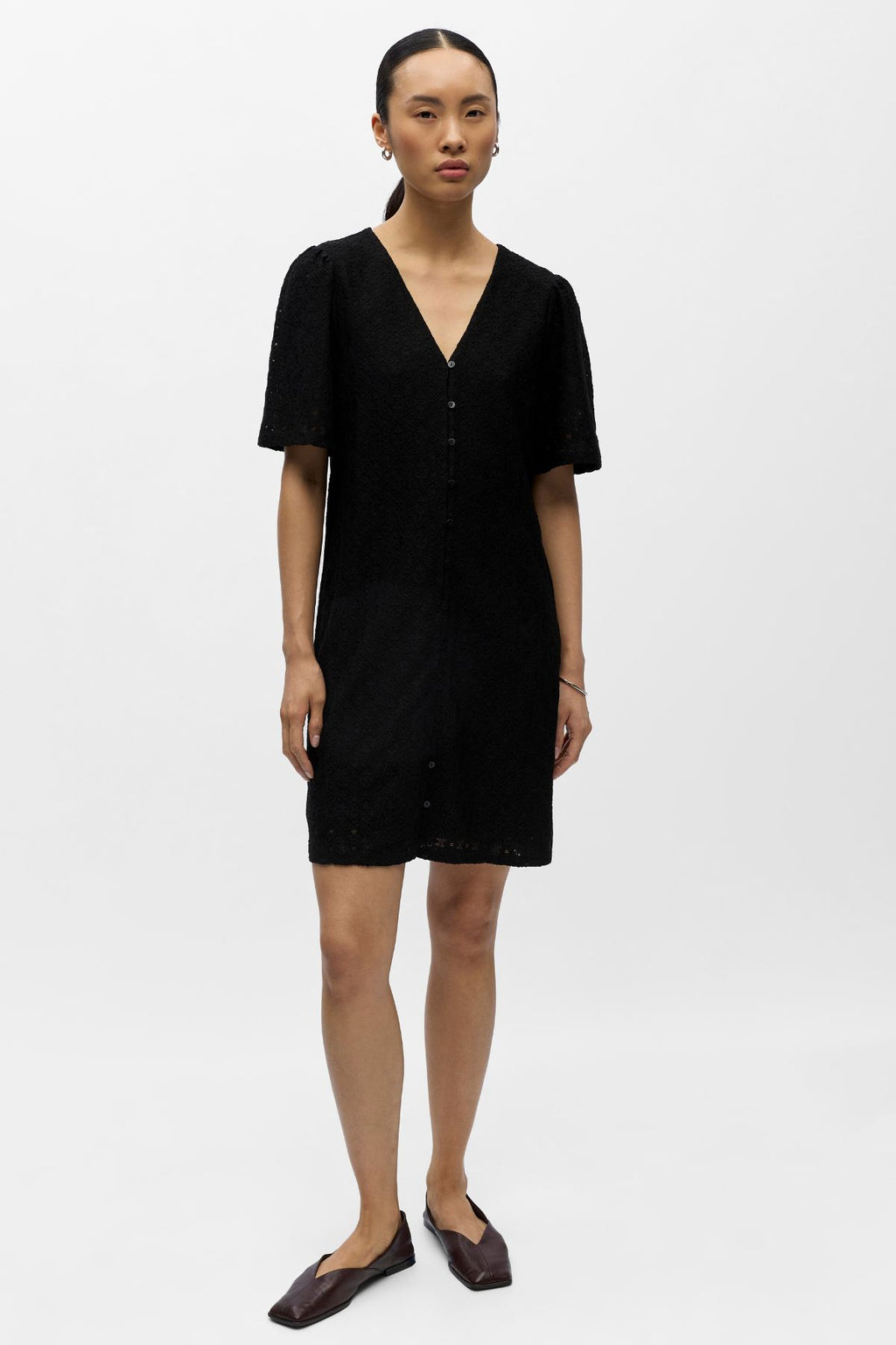 Jolly Tie Short Dress - Sort