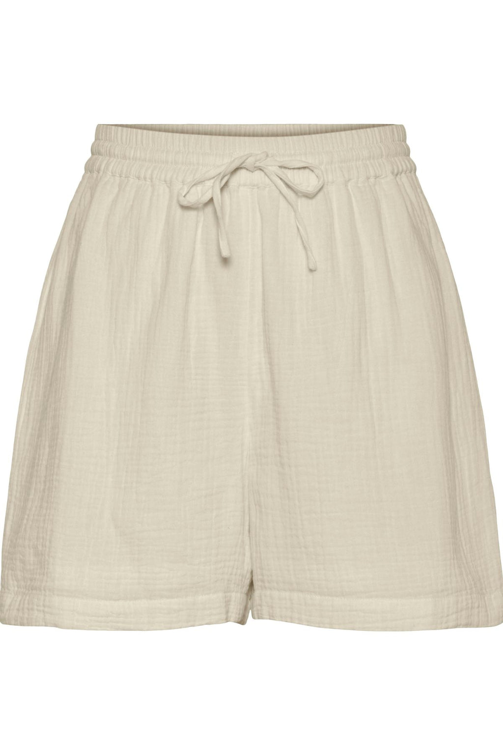 Astina High-Waisted Shorts - Silver Lining - TEESHOPPEN