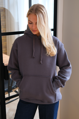 Stella Oversized Hoodie - Mørkegrå