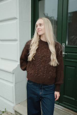 Emma Cable Knit - Chokolade