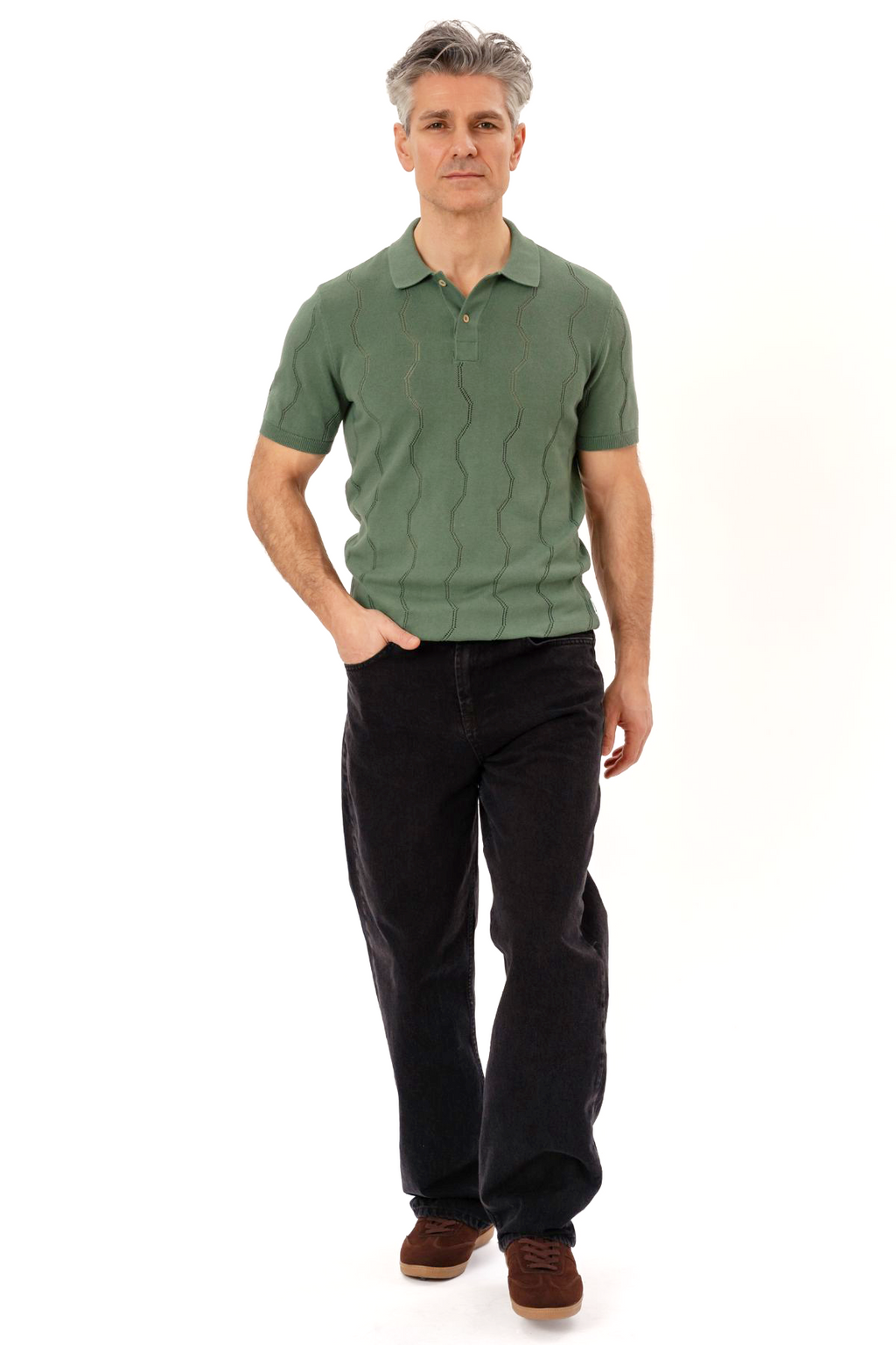 William Regular Jeans - Sort Denim