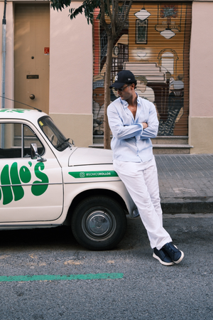 Den Originale Performance Oxford Skjorte - Lyseblå/Hvid