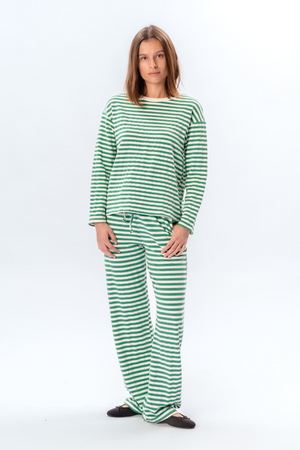 Stribede Bukser - Grøn