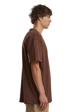 Heavy Oversized T-shirt - Chokoladebrun