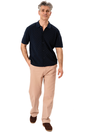 Darin Strik Polo - Navy