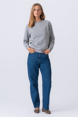 Essential Crewneck - Grå Melange