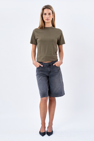 Boyfriend Tee - Army Grøn