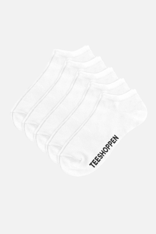 Sneaker Socks 5-pak - Hvid