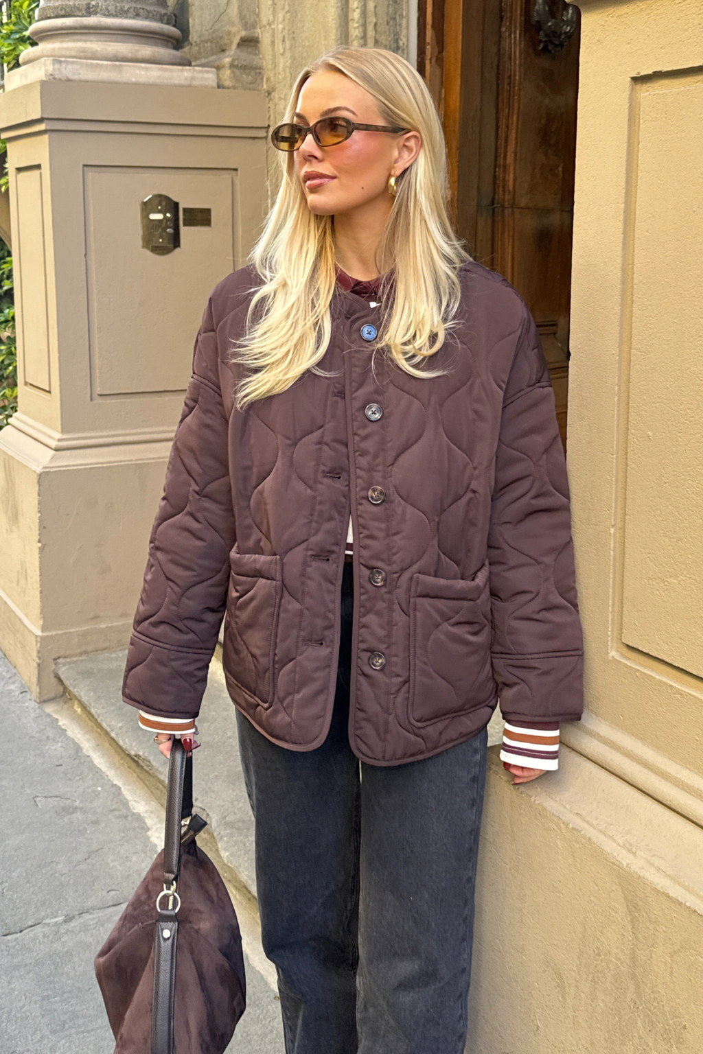 Allie quiltet jakke - Java