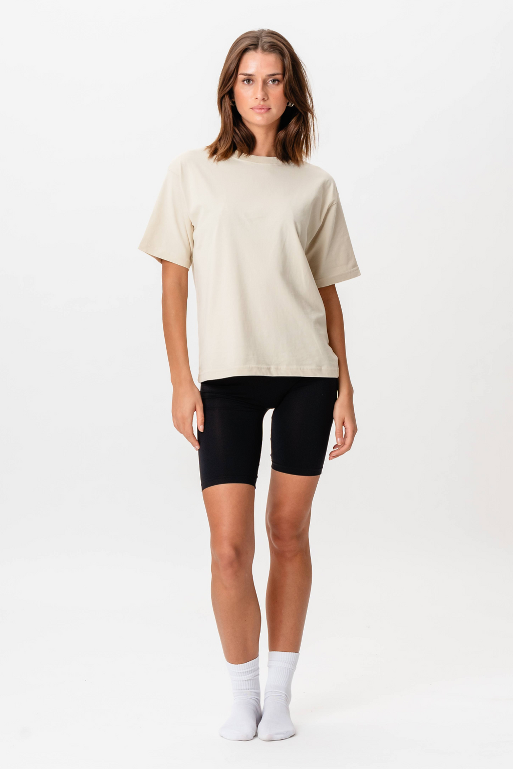 Boxfit T-shirt - Beige