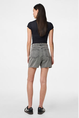 Abbi Shorts - Light Grey Denim