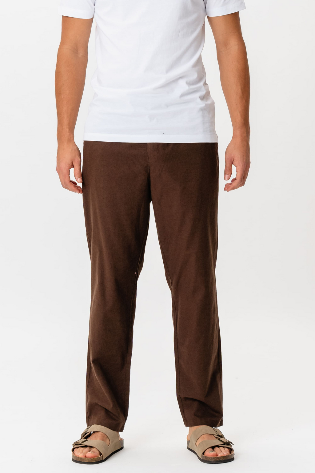 Hørbukser - Mørkebrun