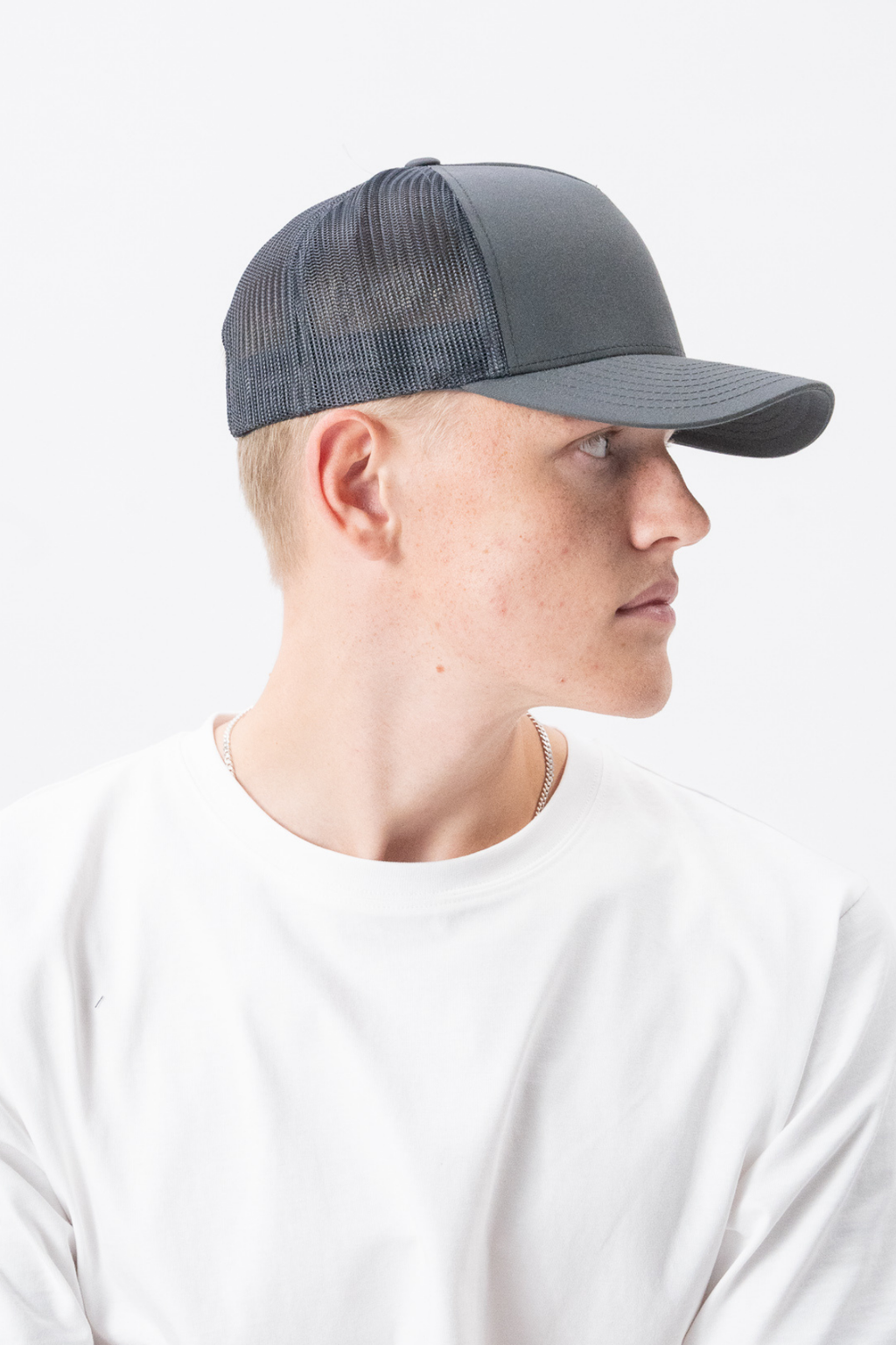 Retro Trucker Cap - Charcoal