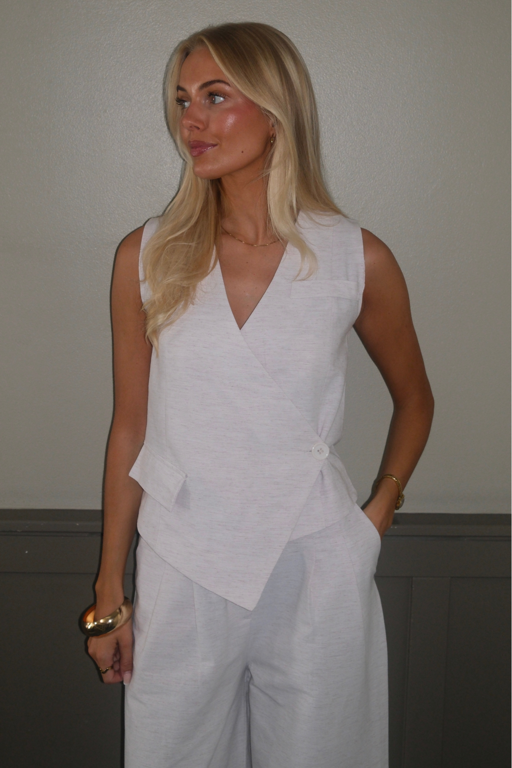 Melissa Vest - Lysegrå