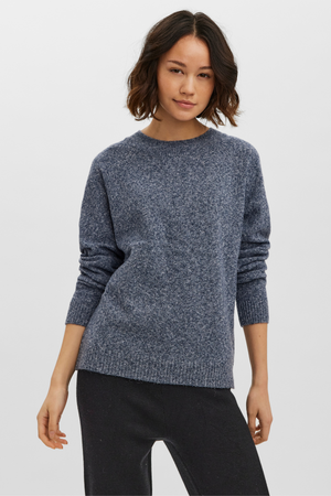 Blød Doffy strik - Navy