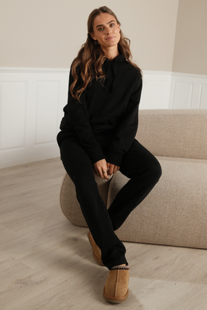 Essential Hooded Sweatset til Dame - Sort