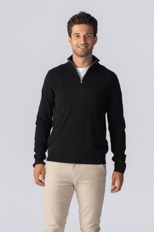 Pullover Half Zip - Sort (C.D)