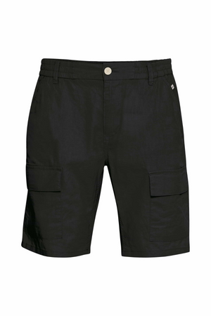 Cargo Hør Shorts - Sort