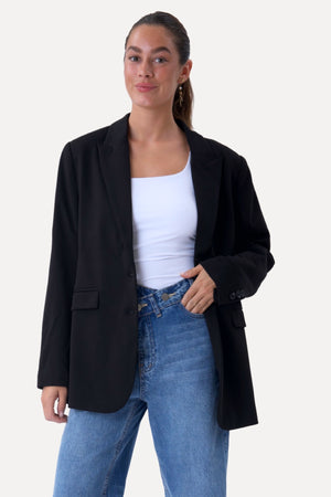 Klassisk fit Blazer - Sort