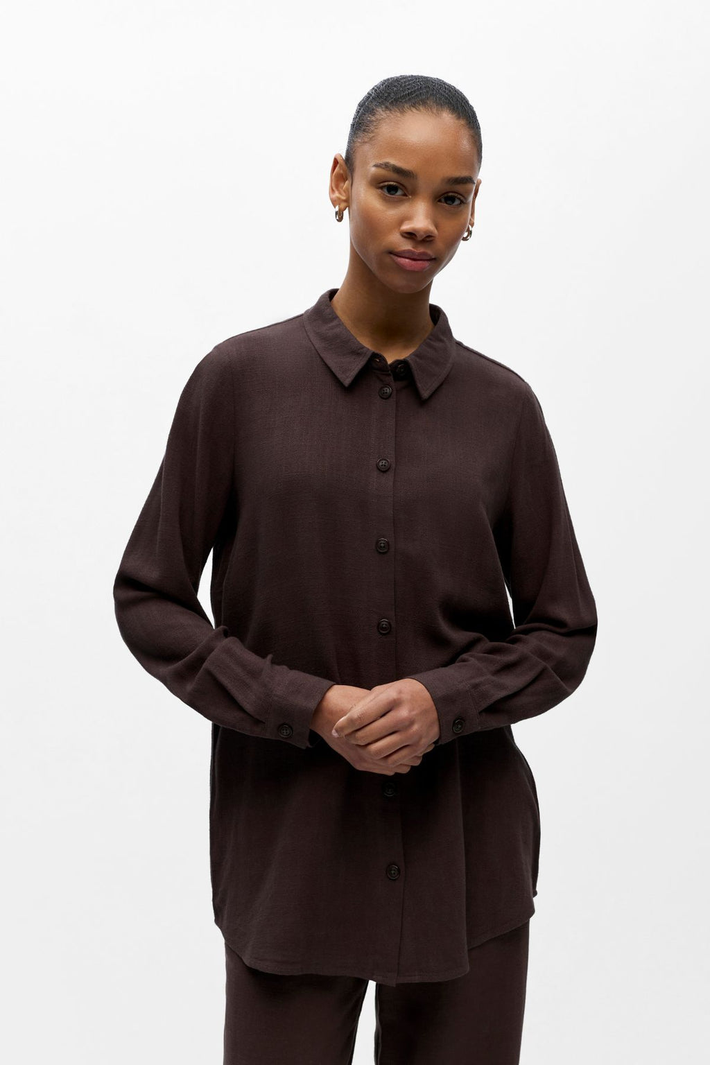 Sanne Skjorte - Seal Brown
