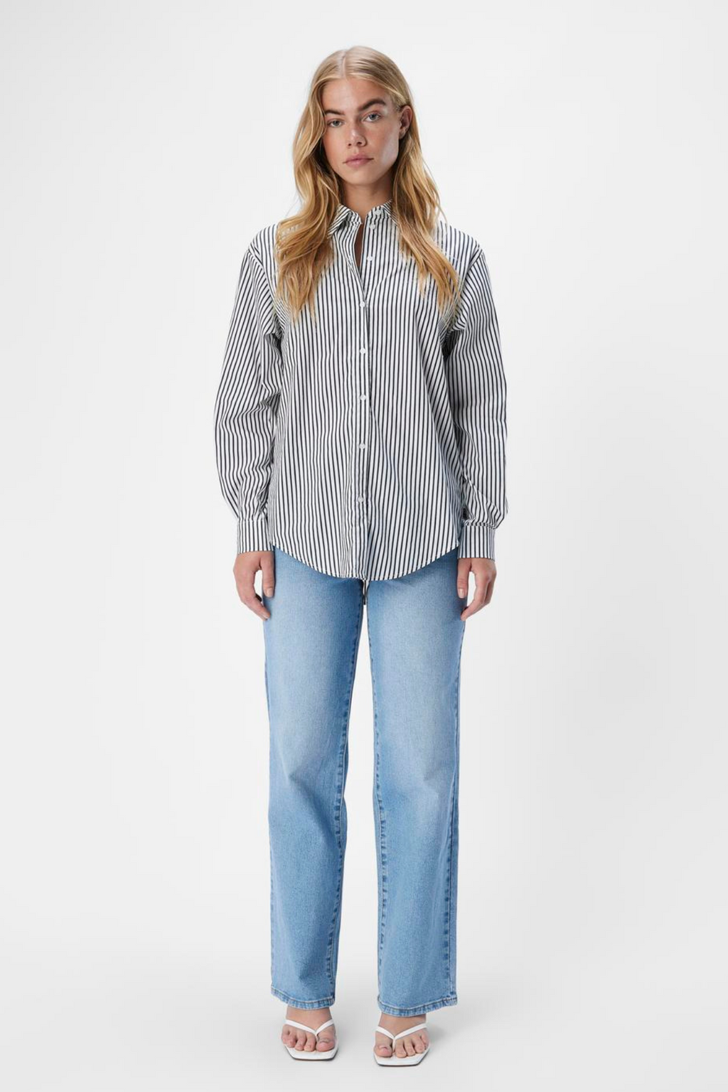 Tutta LO L/S Shirt - Sort/Hvid